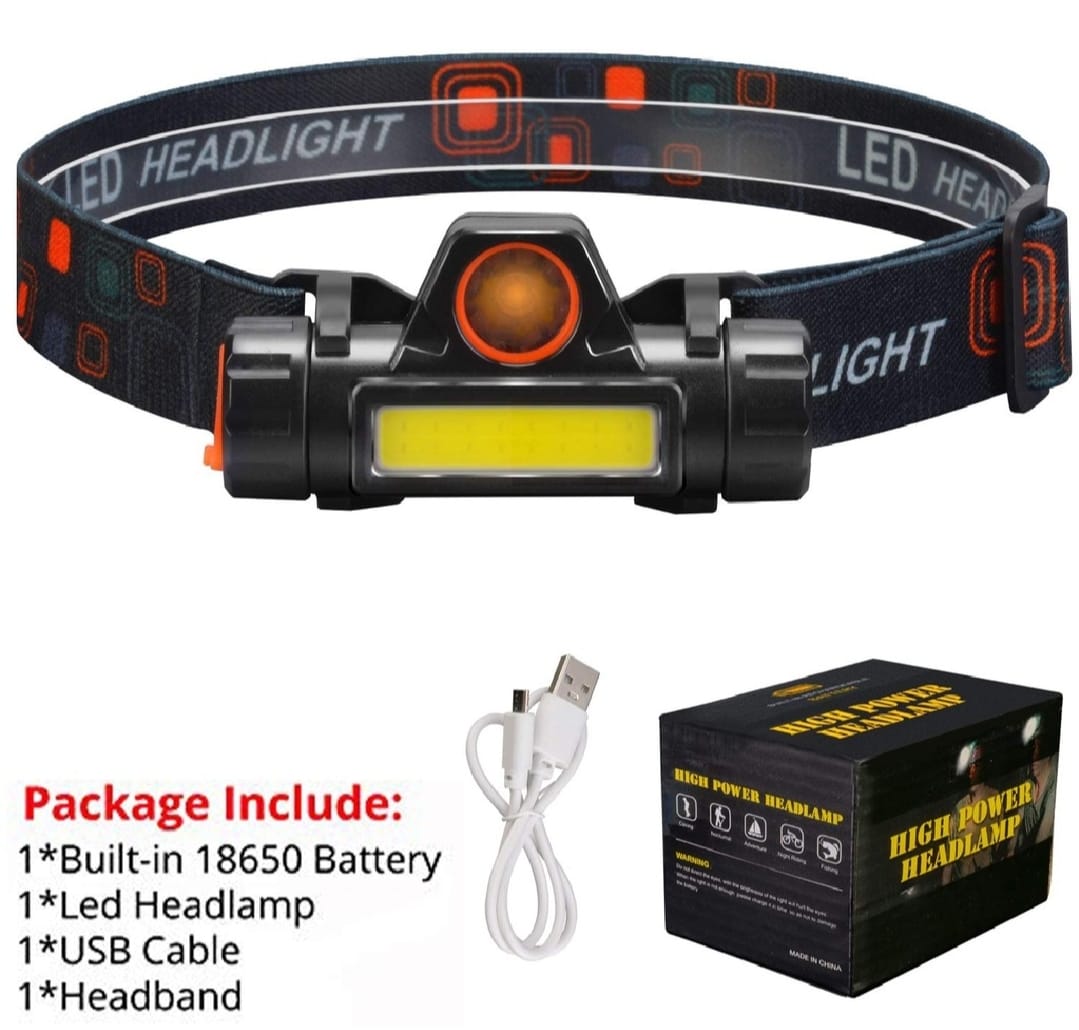 Rechargeable LED Headlamp, Waterproof Dual Mode with Magnetic Base
