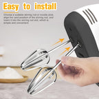 Electric Hand Mixer Beater, 180W 5-Speed