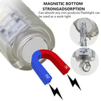 520A Multifunctional Zoom Flashlight,  Rechargeable Torch with White, Red, Blue
