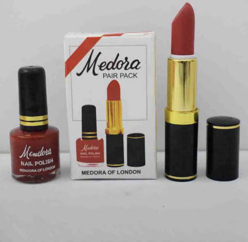 Medora Matching Lipstick and Nail Polish Duo Premium Beauty Combo