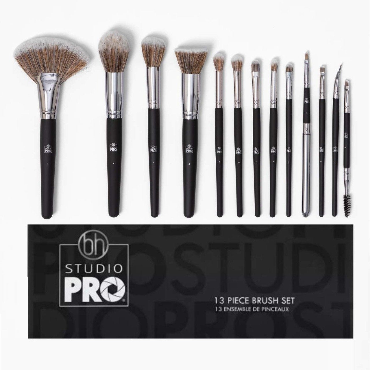 13 Pcs B.H Cosmetics Studio Pro Brush Set Beautiful essential makeup brushes