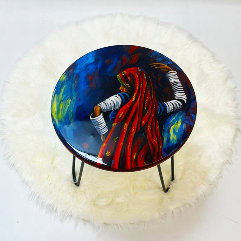 Gypsy Trad Living Lounge Center Side Hairpin Table