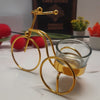 Golden Sculpture Candle Holder