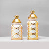 Shiny Cerulean Vases