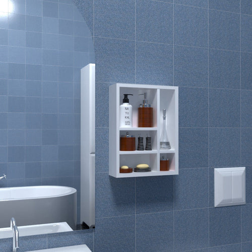 Fresca Bathroom Storage Organizer Floating Shelve