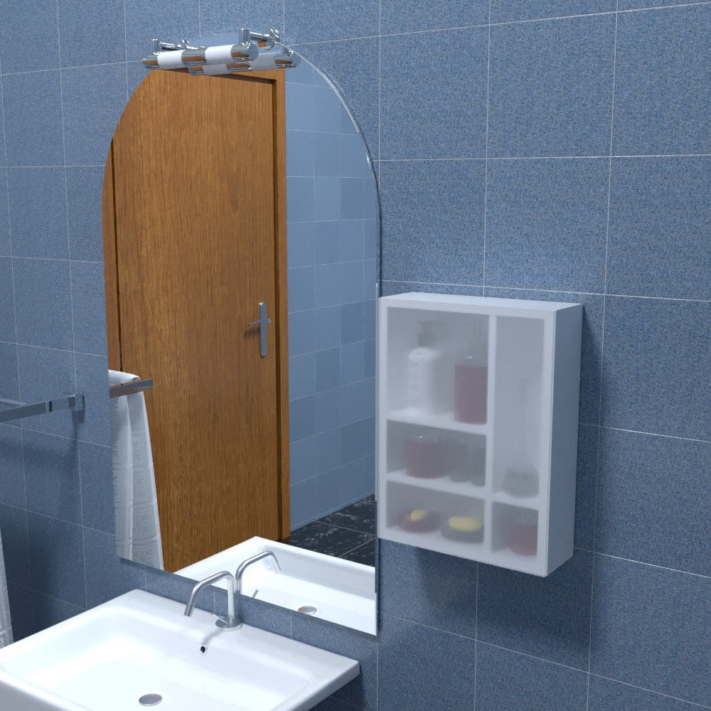 Fresca Bathroom Storage Organizer Floating Shelve