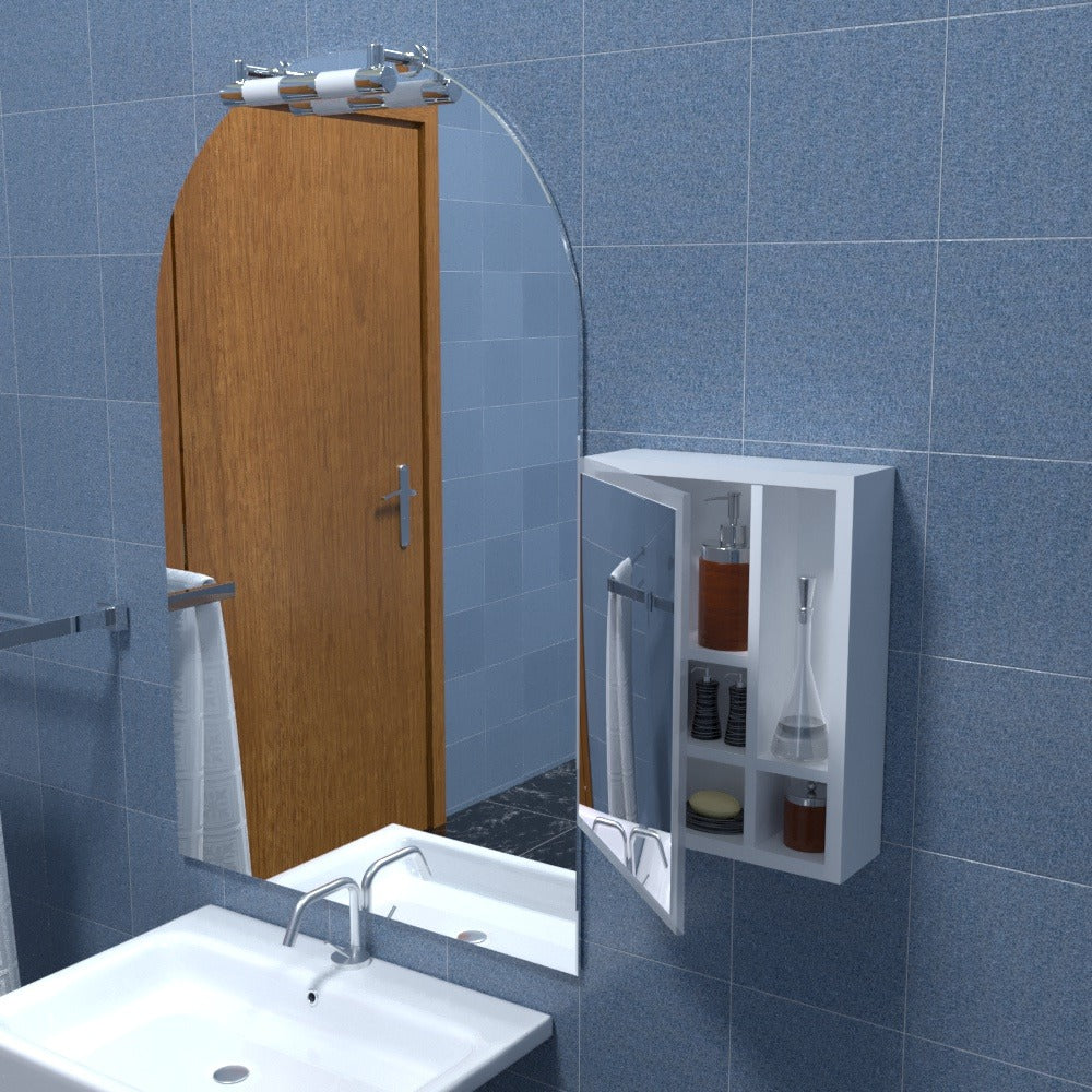 Fresca Bathroom Storage Organizer Floating Shelve