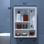 Fresca Bathroom Storage Organizer Floating Shelve