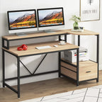 Gibbous Home Office Workstation Writing Organizer Desk Drawer Table