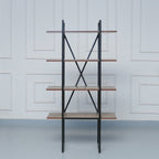 Lindos Living Drawing Room Bookcase Shelve Organizer Decor Rack