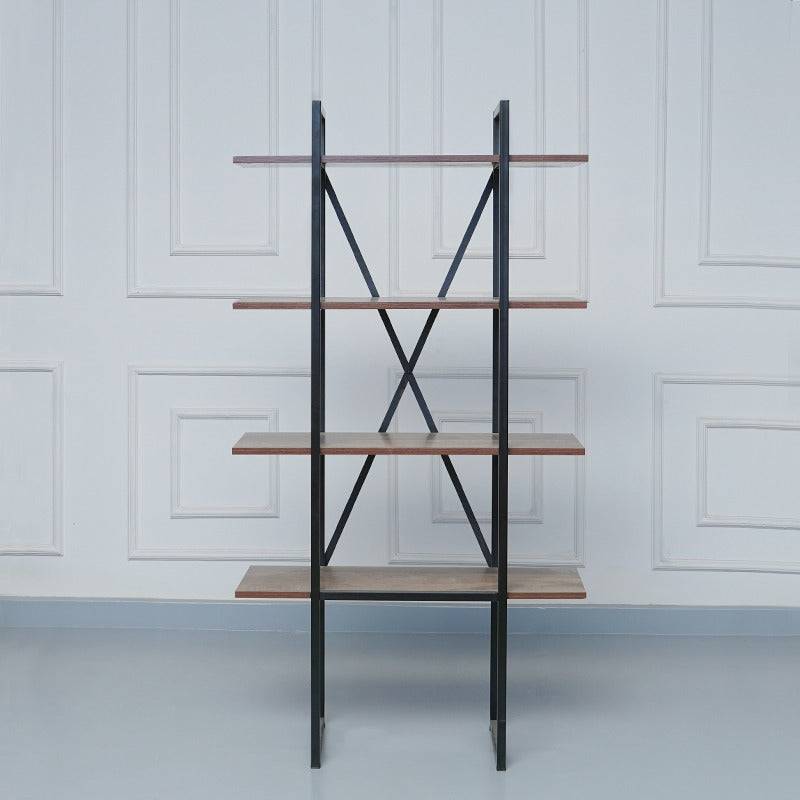 Lindos Living Drawing Room Bookcase Shelve Organizer Decor Rack