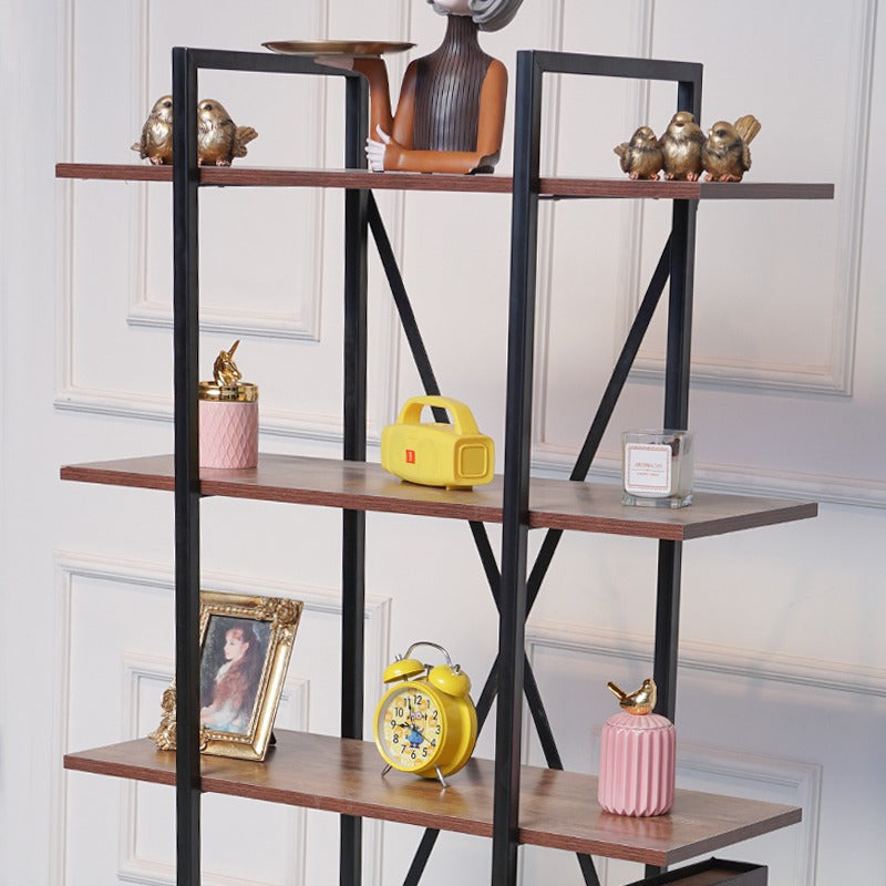 Lindos Living Drawing Room Bookcase Shelve Organizer Decor Rack