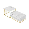 Abide Living Lounge Dining Room Nesting Coffee Center Table (Set of 2)