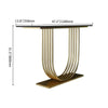 Convex Entry Way Living Lounge Drawing Room Console Organizer Table