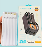 Power Bank, Universal Mobile Compatibility, Sabawoon Bettery 30000mAh
