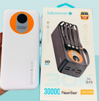 Power Bank, Universal Mobile Compatibility, Sabawoon Bettery 30000mAh