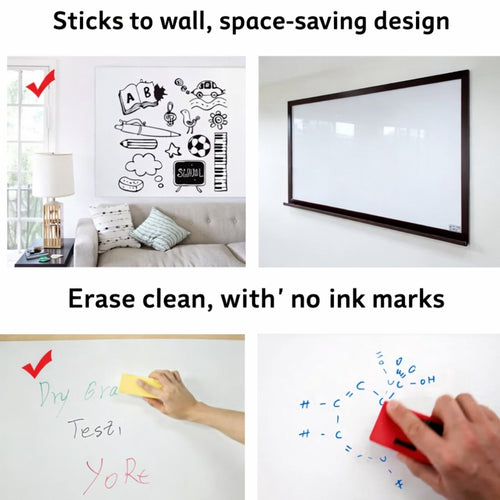 Whiteboard Wall Sticker with Free Markers for Notes and Planning