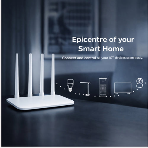 WiFi Router, Xiaomi Mi 4C 300Mbps with 4 High Gain Antennas
