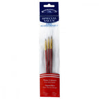 Winsor & Newton Pure Red Sablee Value Pack Set of 3 Brushes
