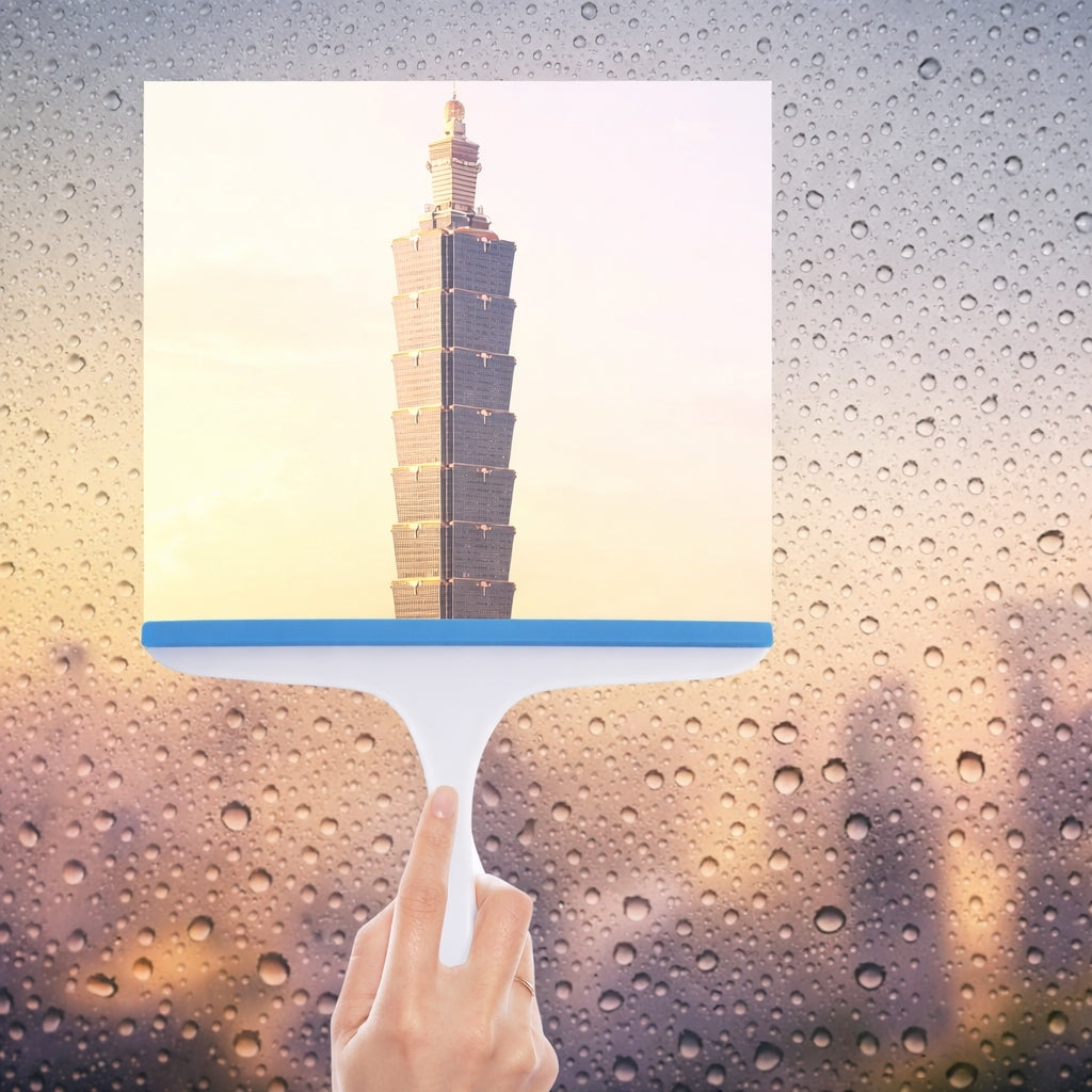 Wiper Squeegee, Glass Cleaning for Bathroom Windows and Tiles