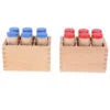 Wooden Montessori Teaching Sensorial Material Toy Sound Cylinder Box Set