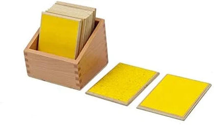 Wooden Montessori Touch Tablets Inspire Sensorial Education