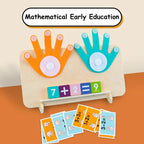 Wooden Finger Arithmetic Montessori Teaching Aids, Enlightenment Educational Toy