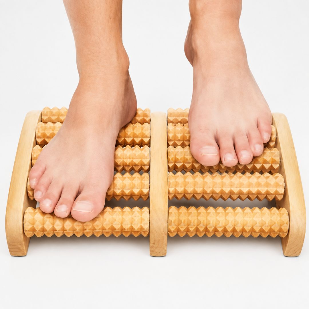 Wooden Roller Body Massager for Arms, Legs & Back