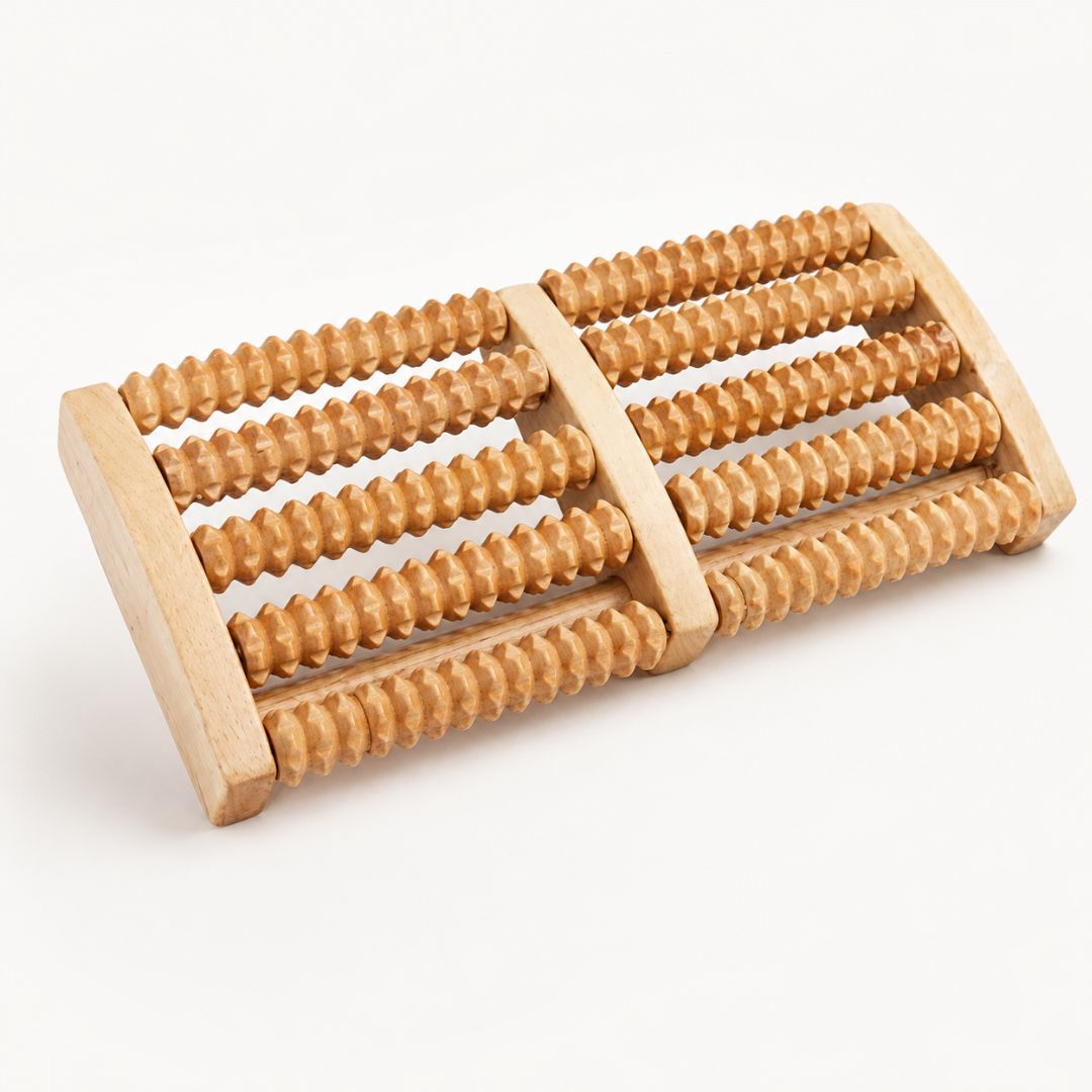 Wooden Roller Body Massager for Arms, Legs & Back