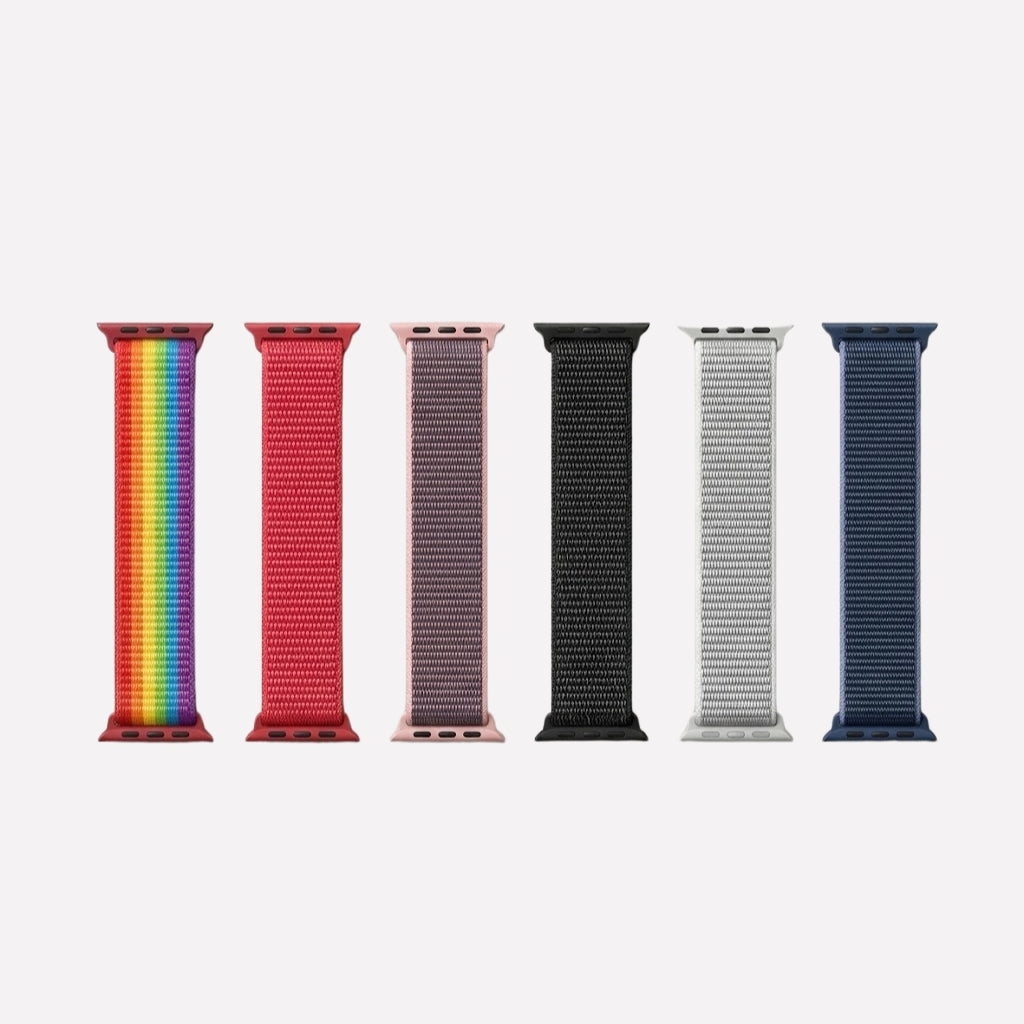 Woven Nylon Loop Band for Apple Watch Breathable Replacement Strap