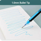 Gel Pen & Highlighter Set | 12 Pens | 1.0mm Color Pen Set for Art, Journaling & School Supplies