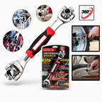 Wrench, 360 Degree Rotating Socket Spanner, 48 in 1 Tool