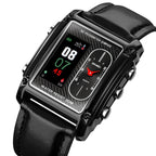 Wrist Watch, Skmei 1868, Dual Display Analog Digital Leather Strap for Men