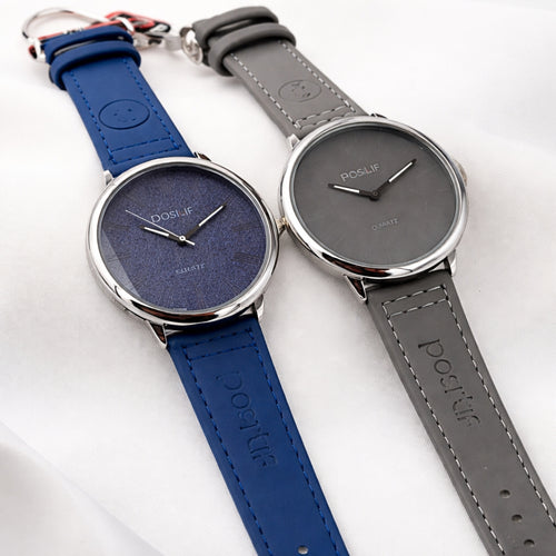 Wrist Watch, Positif Leather Strap, for Unisex