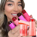 Pack of 4 Jelly Blush Tints, Hydrating Dewy Finish, for Cheeks and Lips