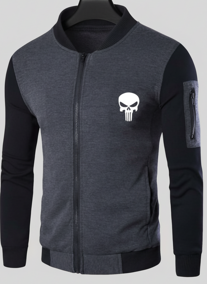 New Winter Collection Printed Zipper Jacket for Men & Boys – French Fleece, Premium Quality, Stylish, Warm & Comfortable Winter Wear (M, L, XL) - Extra Large