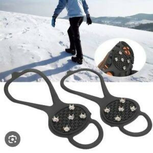 5 Studs Anti Skid Ice Snow Camping Walking Shoes Winter Safety Boots