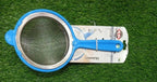 Colorful Stainless Steel Mesh Tea Strainer with Plastic Handle – Fine Sieve for Kitchen Use – LARGE