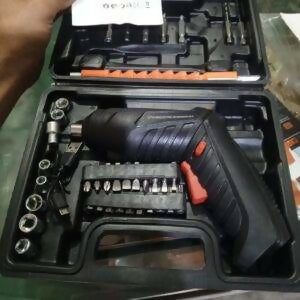 Make repairs faster and easier with the Premium Quality 47-in-1 Rechargeable Electric Screwdriver Set. Designed for professionals and DIY enthusiasts, this cordless screwdriver features a rechargeable battery and a complete set of 47 accessories to handle