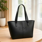 TBM The Bag Master Tote Bags Stylish Durable And Spacious Design For Everyday Carry And Convenience - Black | Blue | Brown | Dark Brown | Maroon