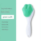 Silicone Face Scrubber Brush – Facial Cleansing & Exfoliating Massager for Blackheads, Soft Bristles, Random Color