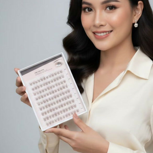 Pre-Glued Wispy Eyelash Clusters – DIY Eyelash