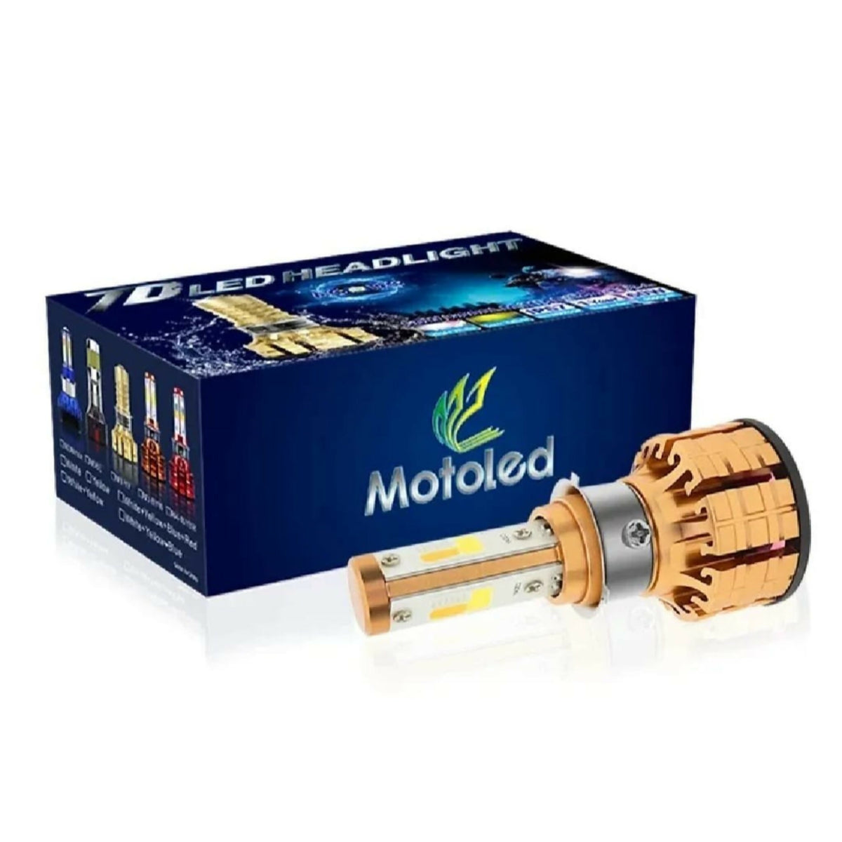 LED Motorbike Headlight Bulb with Cooling Fan