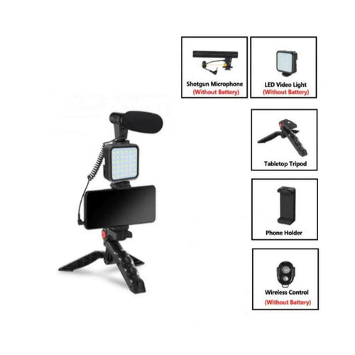 AY-49 Vlogging Kit for Smartphone & Camera