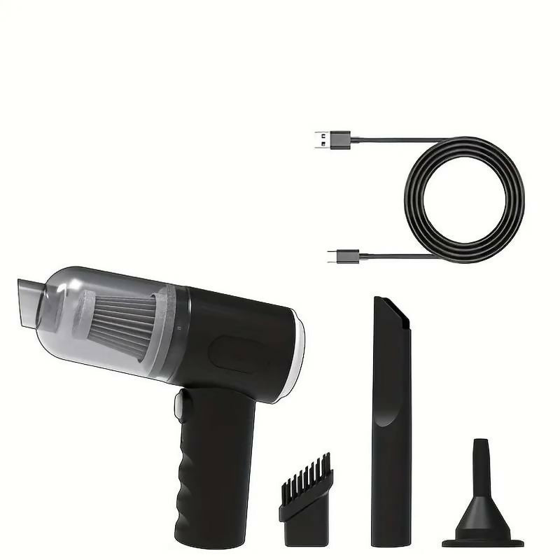 Handheld, Powerful Suction for Car, Home, Office & Everyday Quick Cleaning