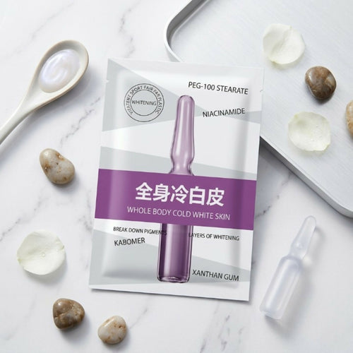 Whole Body Cold White Skin Whitening Ampoule Serum – Advanced Niacinamide Formula - 120gm