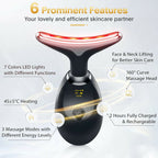 Rechargeable Face Massager Neck Device Anti-Wrinkle Skin Tightening Device