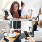 Universal Foldable Mobile & Tablet Stand | Adjustable Multi-Angle HolderUniversal Foldable Mobile & Tablet Stand | Adjustable Multi-Angle Holder
