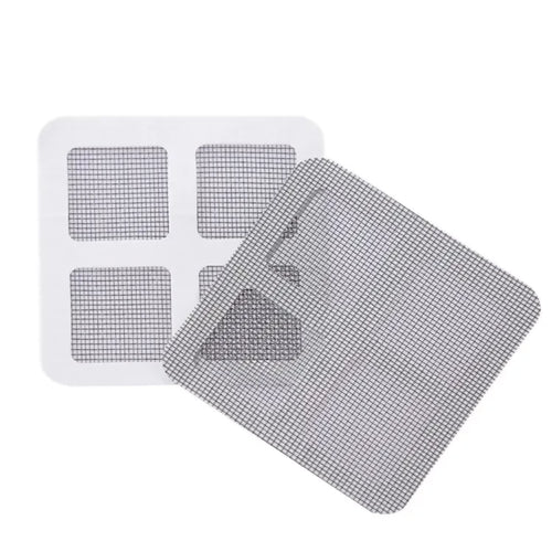 (Pack Of 10) Multifunctional Net Sticker Drainer Net For Bathroom – Kitchen Etc | Window Screen Repair Patches For Door Window