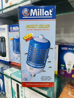 1200 Watt Millat LED Anti-Mosquito Insect Killer (Large 10-Inch) – High-Voltage Electronic Bug Zapper Lamp